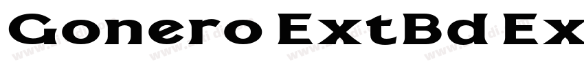 Gonero ExtBd ExtExp字体转换